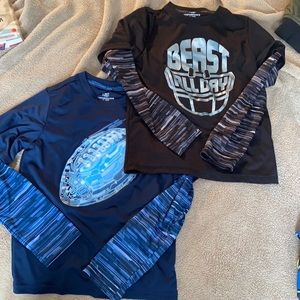 Boys size 8 light drifit long sleeves